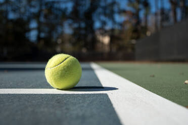 Close-Up Of Tennis Ball On Court - EYF07606