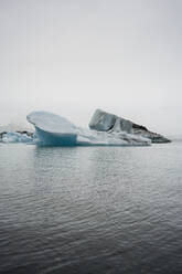 Jokulsarlon glacier lagoon at dusk - CAVF85799