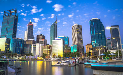 View Of Skyscrapers Against Blue Sky - EYF08525