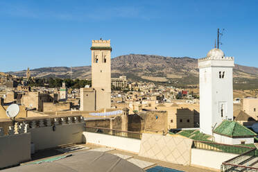 Morocco, Fez, Mosque and University Karaouiyn in Medina - TAMF02357