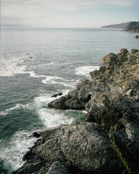 Saddle Rock at Julia Pfeiffer Burns State Park - CAVF86315