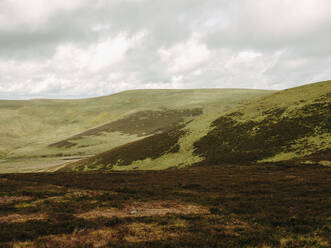 Sanfte Hügel in der schottischen Landschaft - CAVF86480