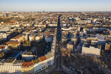 Germany, Berlin, Aerial view of Kreuzberg district - TAMF02374