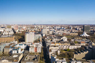 Germany, Berlin, Aerial view of Kreuzberg district - TAMF02381