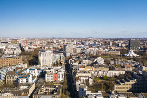 Deutschland, Berlin, Luftaufnahme des Bezirks Kreuzberg - TAMF02381
