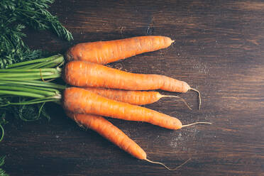 Close-Up Of Carrots On Table - EYF09031