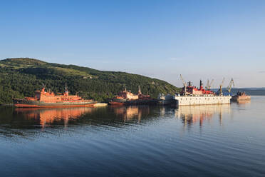 Russland, Murmansk, Rusatom, Nukleare Eisbrecherflotte - RUNF03771