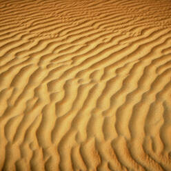 United Arab Emirates, Emirate of Abu Dhabi, Rippled sand at Quarter desert - DSGF02206