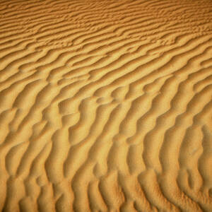 United Arab Emirates, Emirate of Abu Dhabi, Rippled sand at Quarter desert - DSGF02206