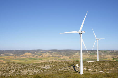 Windmills for electric power production in Spain. - CAVF86823
