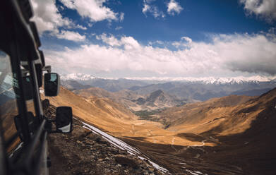 India, Ladakh, Clouds over Himalayan valley - EHF00482