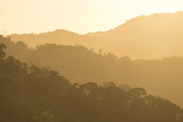 View of landscape near Minca, Magdalena Department, Caribbean, Colombia, South America - RHPLF15416