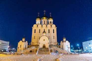 Orthodoxe Dreifaltigkeitskirche in Magadan, Magadan Oblast, Russland, Eurasien - RHPLF15456