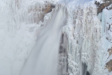 Lower Yellowstone Falls, Yellowstone National Park, Wyoming, Vereinigte Staaten von Amerika, Nordamerika - RHPLF15599