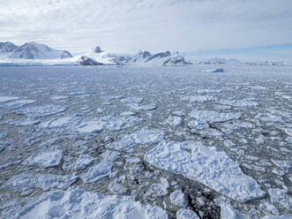 Eisbedeckte Gewässer um die Yalour-Inseln, Antarktis, Polarregionen - RHPLF15651