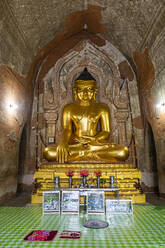 Sitzender Buddha, Dhammayan Gyi-Tempel, Bagan (Pagan), Myanmar (Burma), Asien - RHPLF15724