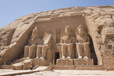 Ramses II Tempel, UNESCO Weltkulturerbe, Abu Simbel, Nubien, Ägypten, Nordafrika, Afrika - RHPLF15857