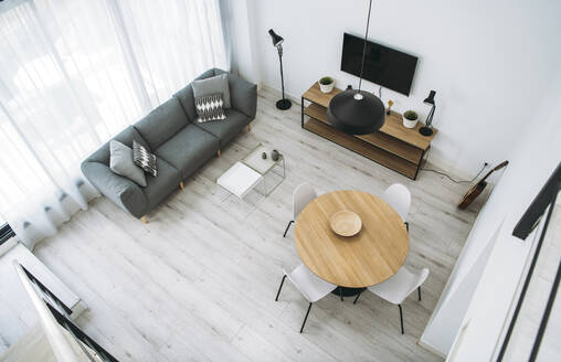 Interior of modern living room in penthouse apartment - EHF00540