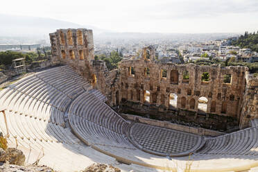 The Odeon of Herodes Atticus, a 2nd century theatre by the foot of the Acropolis, UNESCO World Heritage Site, Athens, Greece, Europe - RHPLF16112