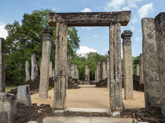 Detail aus der antiken Stadt Polonnaruwa, UNESCO-Weltkulturerbe, Sri Lanka, Asien - RHPLF16162