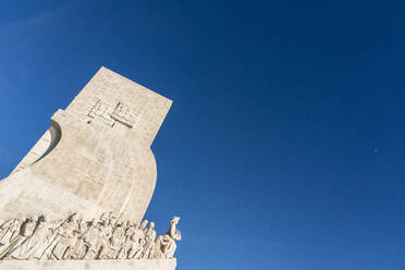 Monument of the Discoveries (Padrao dos Descobrimentos) celebrates Portuguese Age of Exploration in 15th and 16th centuries, opened in 1960, Belem, Lisbon, Portugal, Europe - RHPLF16232