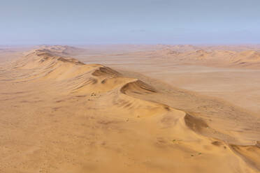 Aerial view of a dune in the Namibian desert - CAVF87253