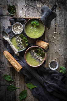 Grüne Suppe mit Brokkoli - ADSF01806