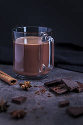 Chocolate milkshake with cinnamon - ADSF02587