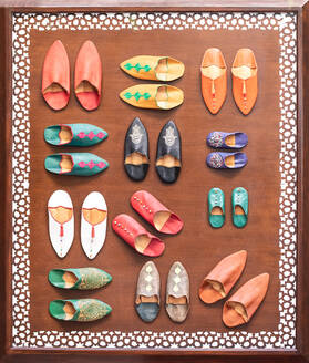 Handmade colorful traditional morocco footwear - ADSF02934