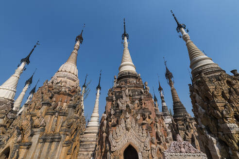 Myanmar, Shan-Staat, Kakku, Kakkus Pagode mit ihren 2500 Stupas - RUNF03905