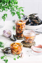 Mussels in glass jars - ADSF06744