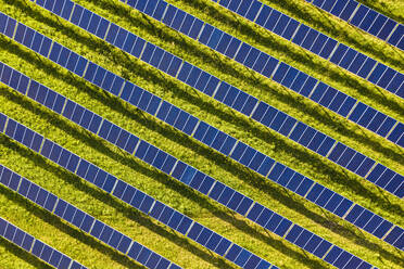 Aerial view of solar power station - WDF06135