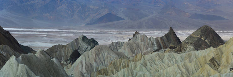 View from Zabriskie Point, Death Valley National Park, California, United States of America, North America - RHPLF16457