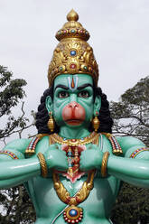 The Hindu God Hanuman (Monkey God) and Hero of the Ramayana, Hindu Temple and Shrine of Batu Caves, Kuala Lumpur, Malaysia, Southeast Asia, Asia - RHPLF16549