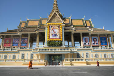 Königlicher Palastkomplex, Phnom Penh, Kambodscha, Indochina, Südostasien, Asien - RHPLF16666