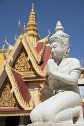 Buddha-Statue im Königspalast, Phnom Penh, Kambodscha, Indochina, Südostasien, Asien - RHPLF16668