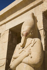 Statue of Queen Hatshepsut, Hatshepsut Mortuary Temple (Deir el-Bahri), UNESCO World Heritage Site, Luxor, Thebes, Egypt, North Africa, Africa - RHPLF16760