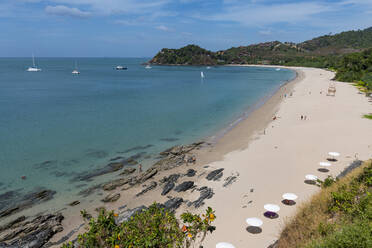 Blick über Bamboo Beach, Koh Lanta, Thailand, Südostasien, Asien - RHPLF16830