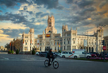 Plaza de Cibeles in der Calle de Alcala, Madrid, Spanien, Europa - RHPLF16917