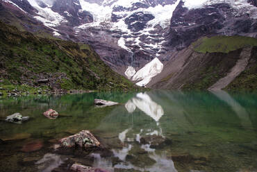 Blick auf den Humantay-See, Peru, Südamerika - RHPLF16920