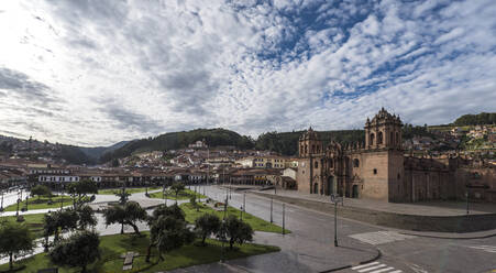 Leere Plaza De Armas, Cusco, Peru, Südamerika - CAVF87728