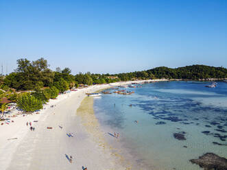 Luftaufnahme von Pattaya Beach, Koh Lipe, Tarutao National Park, Thailand, Südostasien, Asien - RHPLF17086