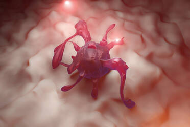 Three dimensional render of pathogenic metastasis - SPCF00808