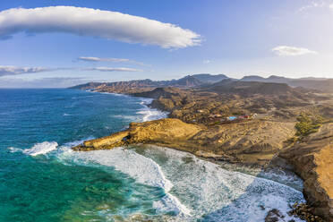 La Pared und Playa Pared, Fuerteventura, Kanarische Inseln, Spanien, Atlantik, Europa - RHPLF17166