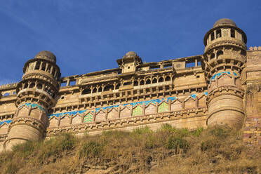 Man Singh Palace, Gwalior Fort, Gwalior, Madhya Pradesh, Indien, Asien - RHPLF17241