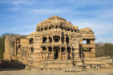 Sasbahu-Tempel, Gwalior Fort, Gwalior, Madhya Pradesh, Indien, Asien - RHPLF17245