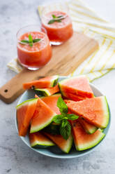 Watermelon smoothie in glass - GIOF08664