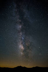 Night sky with the Milky Way and stars in California desert - CAVF88017