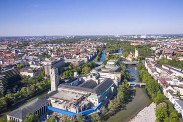 Aerial view of Munich, Bavaria, Munich - DHEF00193