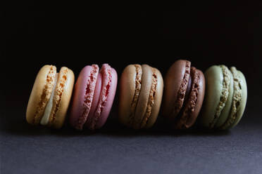 Stack of fresh crunchy macaroons - ADSF10006